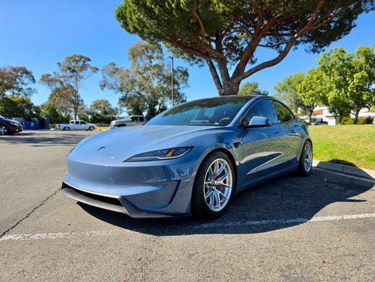 TESLA Model 3 APEX VS-5RS 18インチ Brushed Clear 装着例