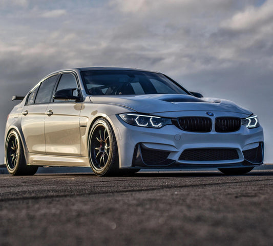 BMW M3 F80 FL-5 Satin Black F:18x9.5" ET22 / R:18x10" ET25 4本セット 2