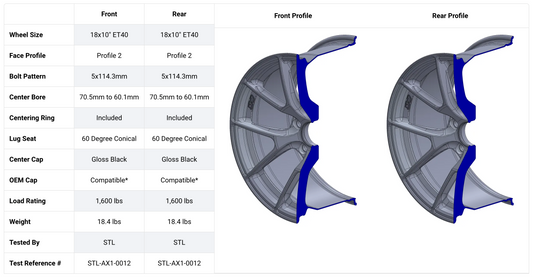 APEX VS-5RS:4本セット 18inchx10J+40 5x114.3mm 60.1mm TOYOTA/GRカローラ 全5色