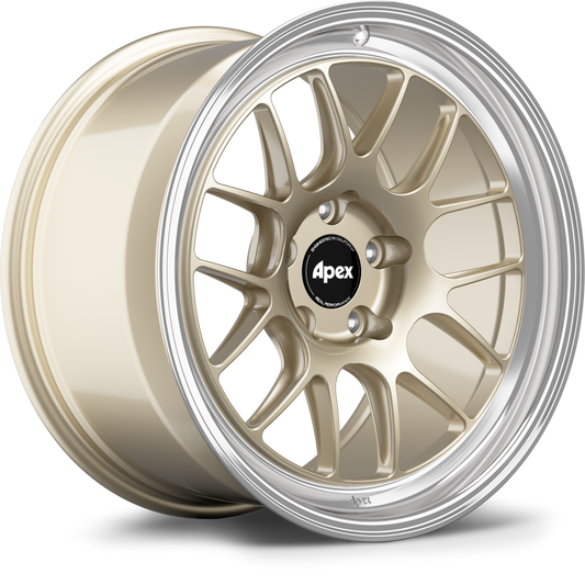 APEX ML-7RT 18x10" ET36 5x130mm | Porsche 911/Boxster/Cayman/Cayenne - マシンドリップ モータースポーツゴールド