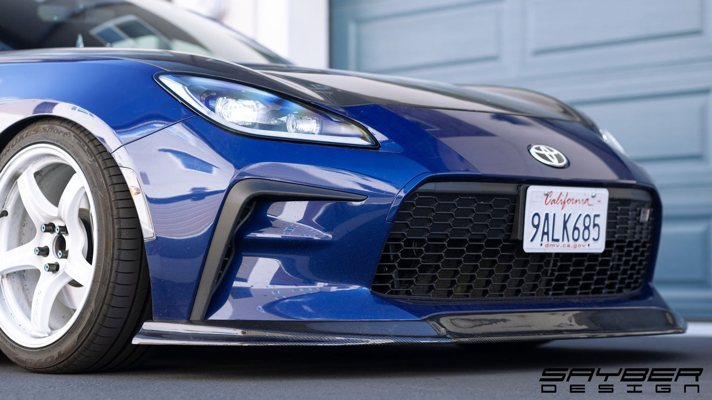 SAYBER DESIGN GR86 CARBON FIBER LIP (ZN8):カーボンリップスポイラー