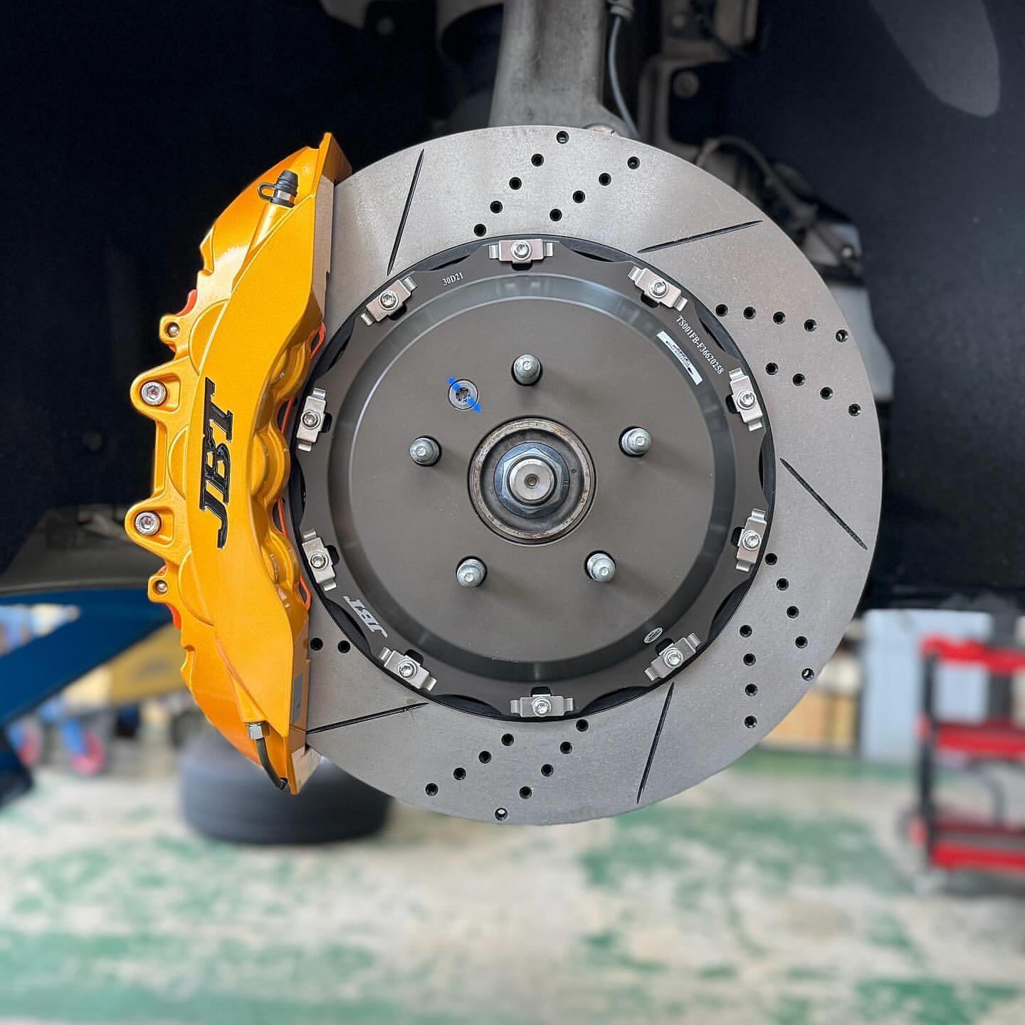 JBT BRAKE SYSTEM コンプリートブレーキキット:フロント用:RS6P+400mm:TESLA MODEL X