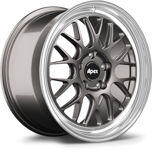 APEX ML-10RT Machined Lip Anthracite ホイール単体
