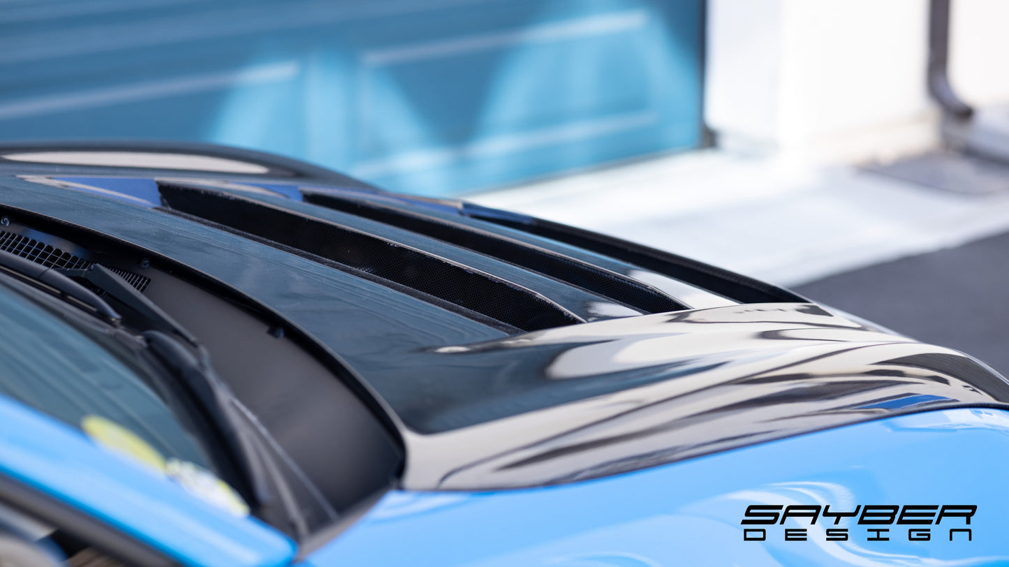 SAYBER DESIGN SUPER GT HOOD GR86 BRZ (ZN8/ZD8):エアロボンネット