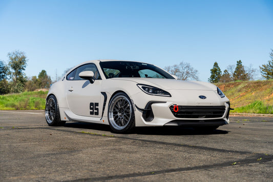TOYOTA GR86/86/SUBARU BRZ に APEX ML-10RT 18x9J ET42 Machined Lip Anthracite を装着 2