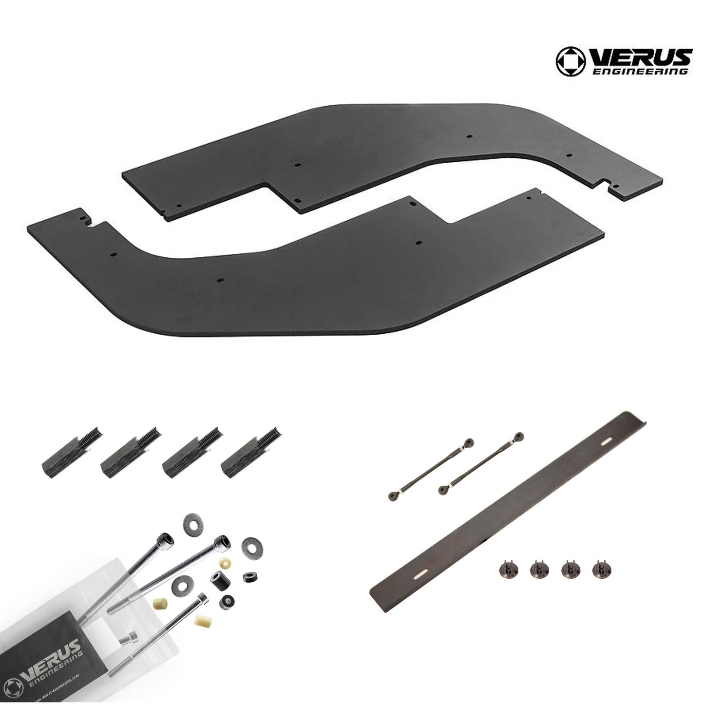 VERUS ENGINEERING(ヴェルスエンジニアリング)A0076A:SUBARU WRX STI (VAB):フロントスプリッター:2ピース