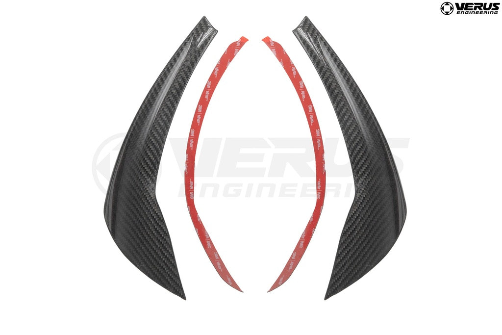VERUS ENGINEERING(ヴェルスエンジニアリング)A0136A:TOYOTA 86(ZN6後期専用) ダイブプレーン ドライカーボン製カナードセット