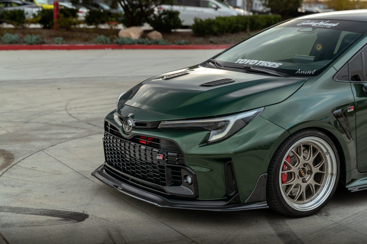 SAYBER DESIGN GRカローラ Carbon Fiber Front Lip:カーボンフロントリップスポイラー