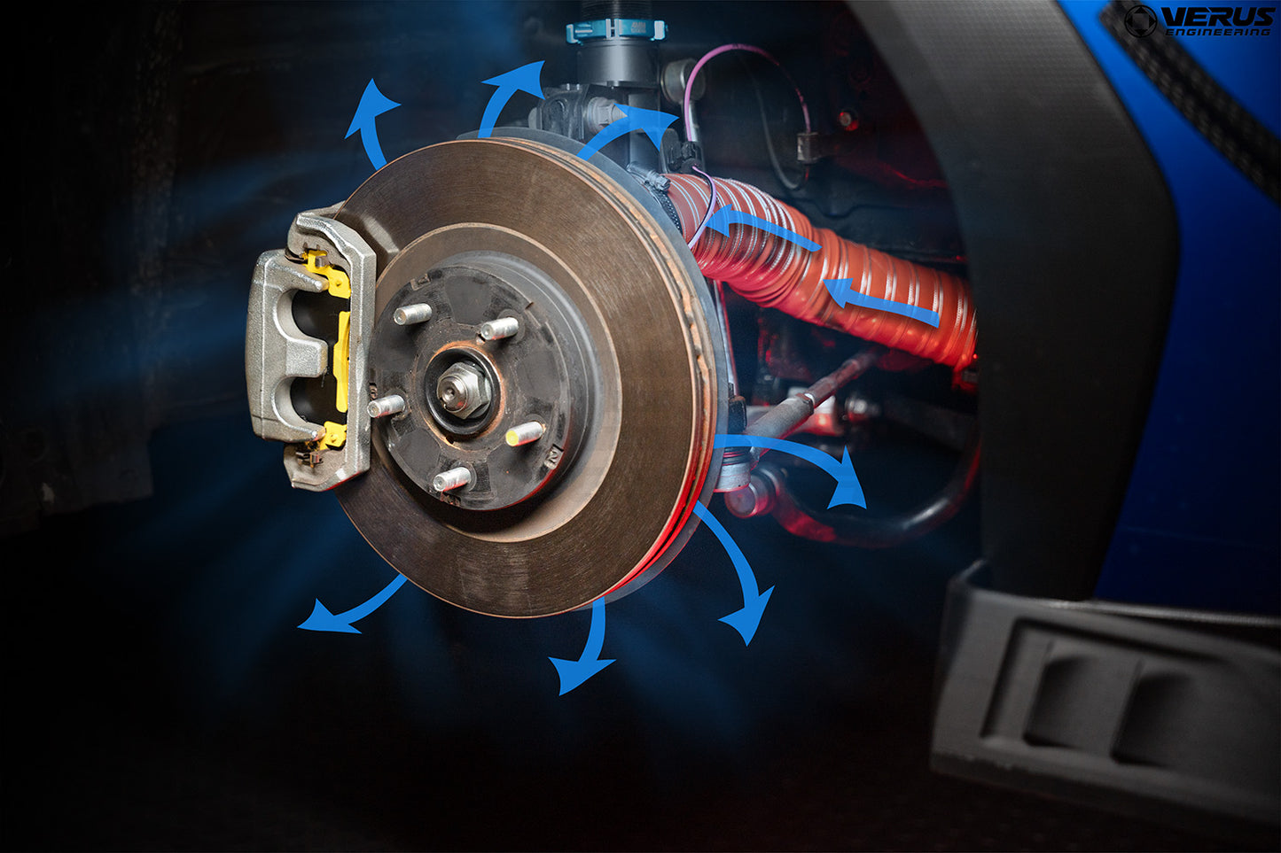VERUS ENGINEERING(ヴェルスエンジニアリング)A0724A:SUBARU WRX S4(VBH) :フルブレーキクーリングキット