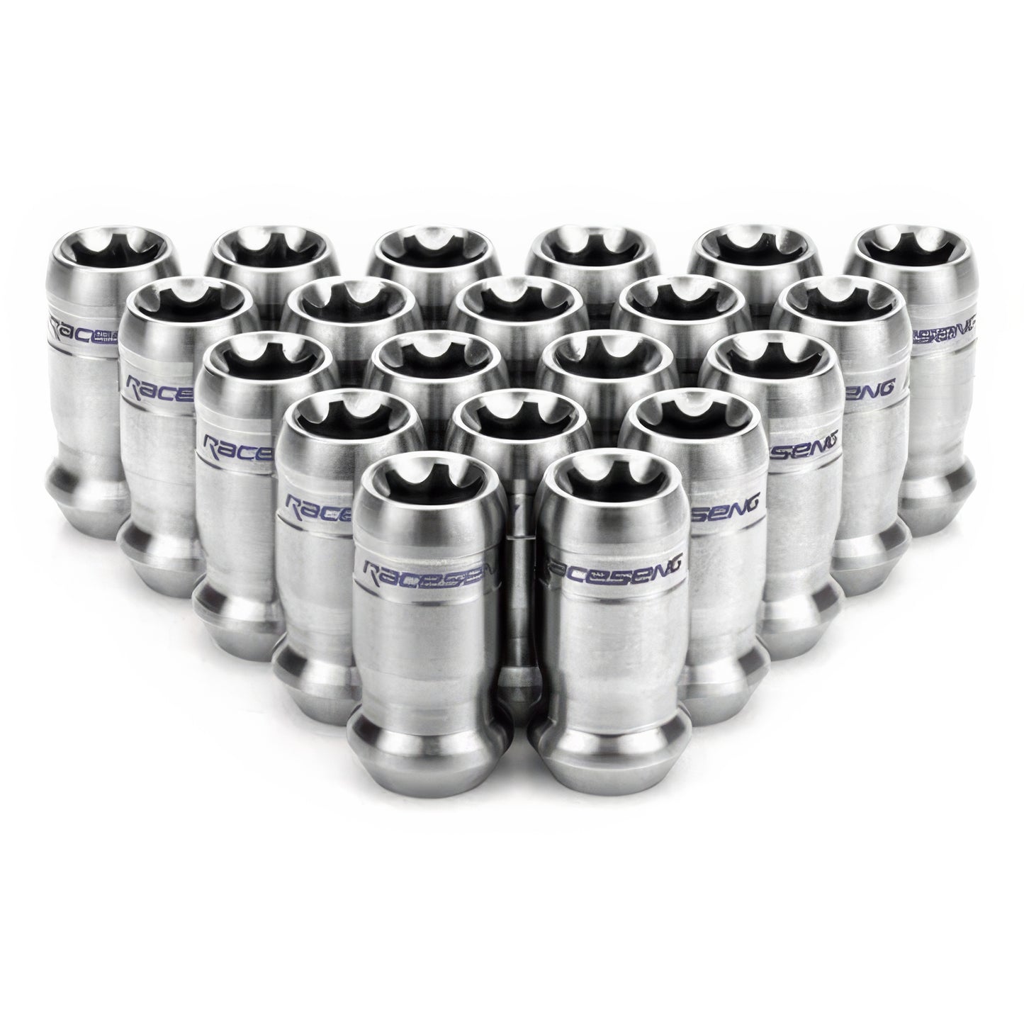 RACESENG(レーセング)TNR-1:チタンナットセット:ブラッシュ:M12x1.25mm:M12x1.5mm:M14x1.5:リジッド:20本セット