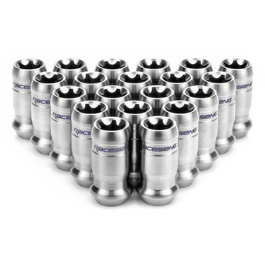 RACESENG(レーセング)TNR-1:チタンナットセット:ブラッシュ:M12x1.25mm:M12x1.5mm:M14x1.5:リジッド:20本セット