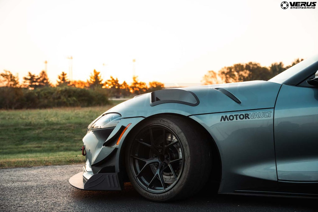 VERUS ENGINEERING(ヴェルスエンジニアリング)A0600A・TOYOTA GR SUPRA(A90/A91)対応カーボンクーリングフェンダーベントキット