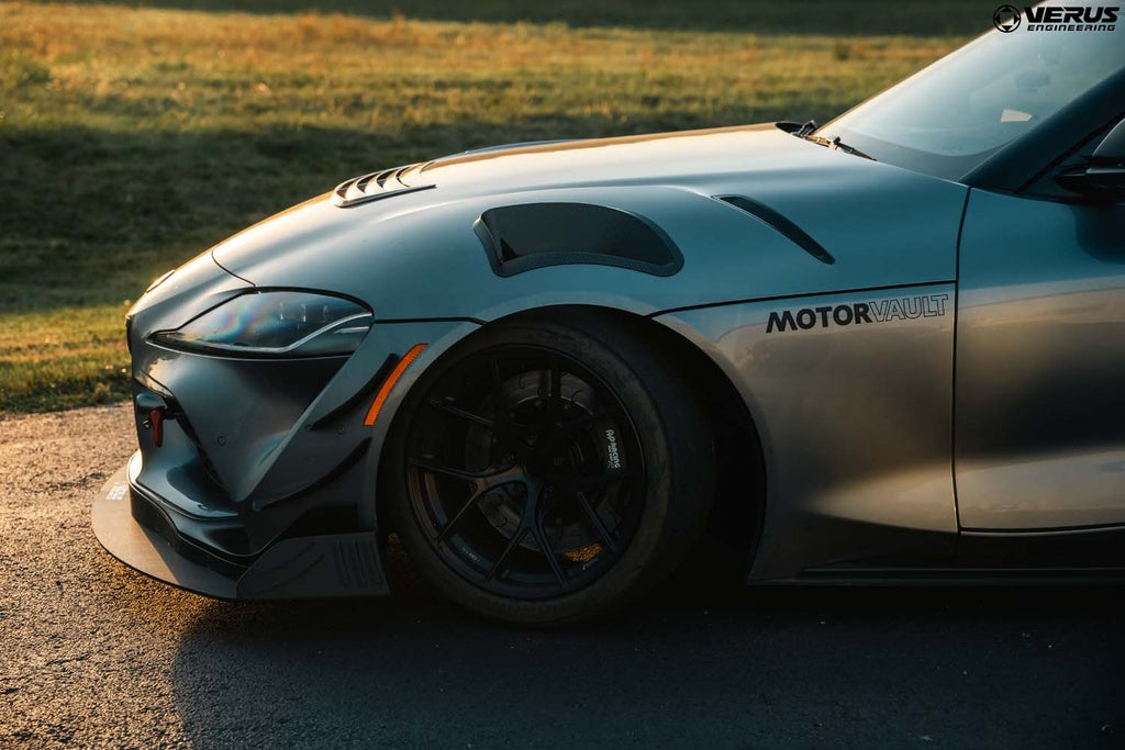 VERUS ENGINEERING(ヴェルスエンジニアリング)A0600A・TOYOTA GR SUPRA(A90/A91)対応カーボンクーリングフェンダーベントキット