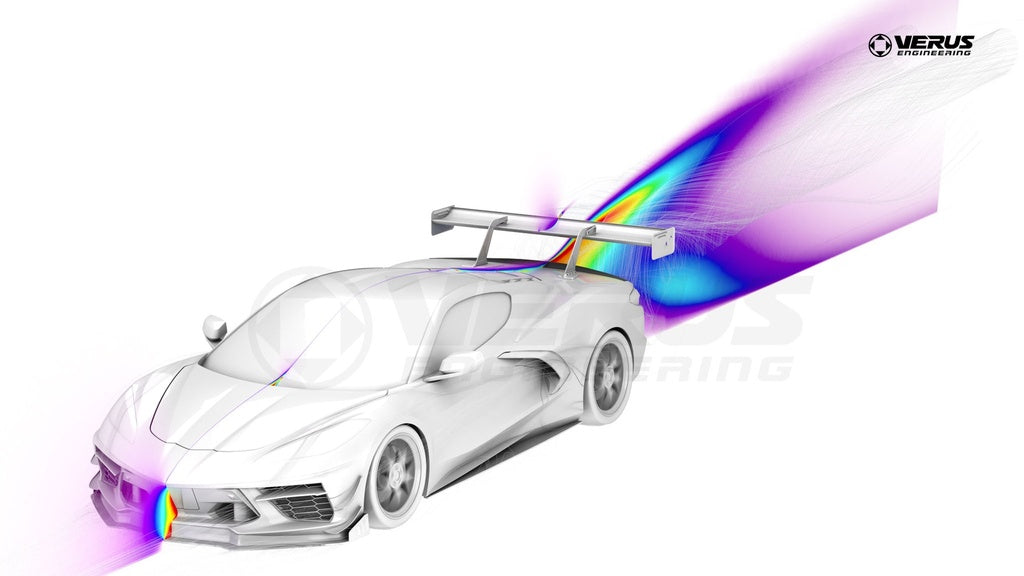 VERUS ENGINEERING(ヴェルスエンジニアリング)A0302A:シボレー・コルベットスティングレー(C8):カーボンダックテールスポイラー