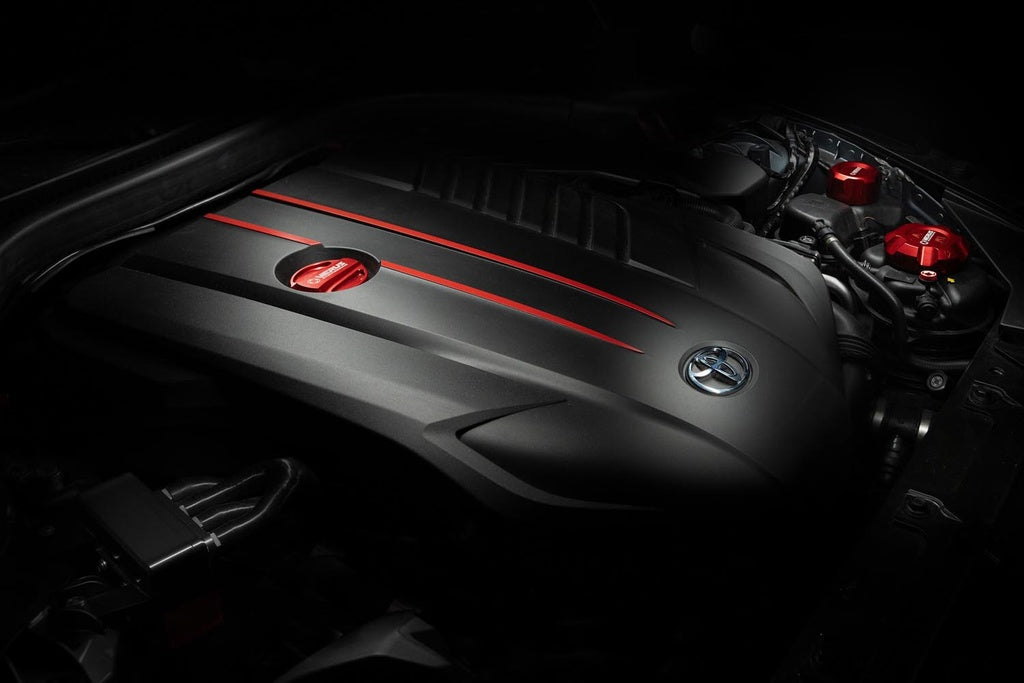 VERUS ENGINEERING(ヴェルスエンジニアリング)A0254A:TOYOTA・GR:A90スープラ・SUPRA・エンジンベイフルードキャップ:全3色