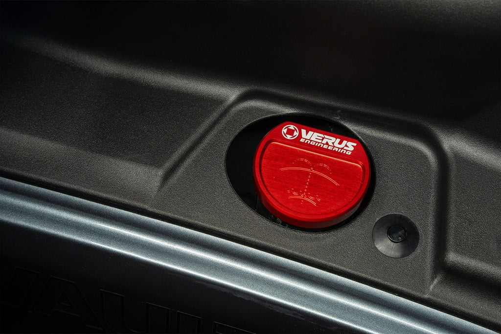 VERUS ENGINEERING(ヴェルスエンジニアリング)A0254A:TOYOTA・GR:A90スープラ・SUPRA・エンジンベイフルードキャップ:全3色