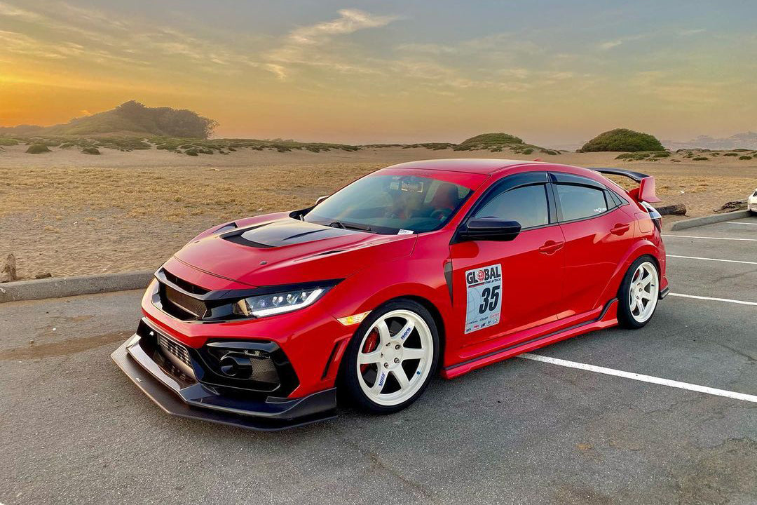 RACEBRED:フロントスプリッターキット:HONDA シビックタイプR(FK8)