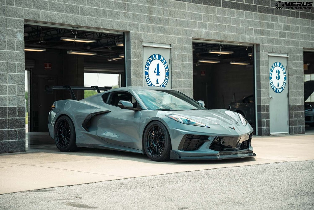 VERUS ENGINEERING(ヴェルスエンジニアリング)A0698A:シボレー・コルベットスティングレー(C8):フロントスプリッターキットWFスペック