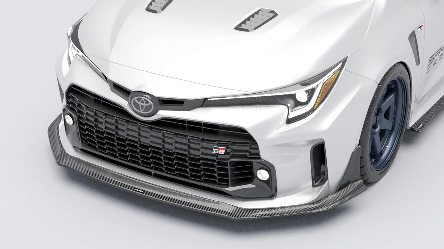 SAYBER DESIGN GRカローラ Carbon Fiber Front Lip:カーボンフロントリップスポイラー:前期