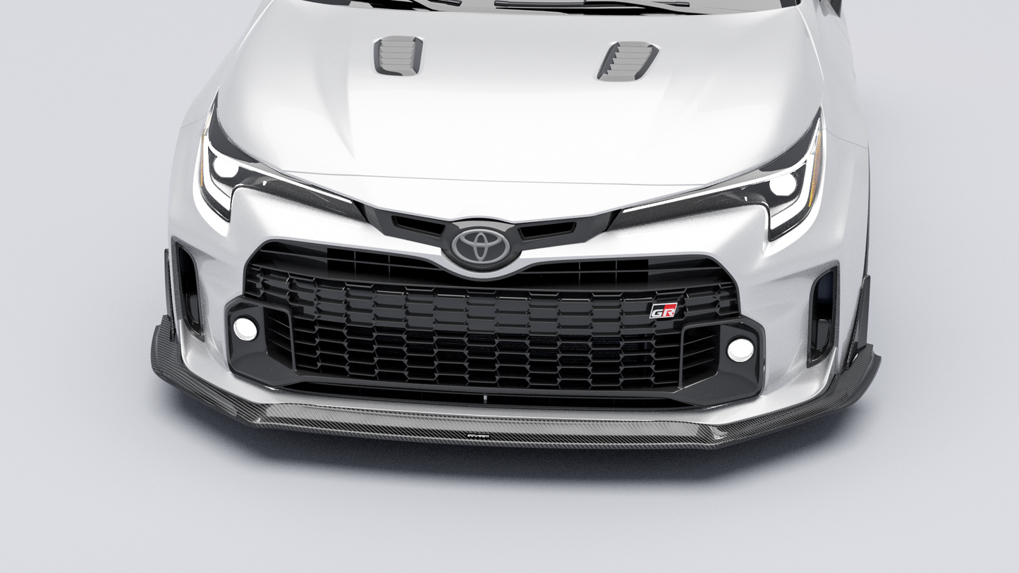 SAYBER DESIGN GRカローラ Carbon Fiber Front Lip:カーボンフロントリップスポイラー