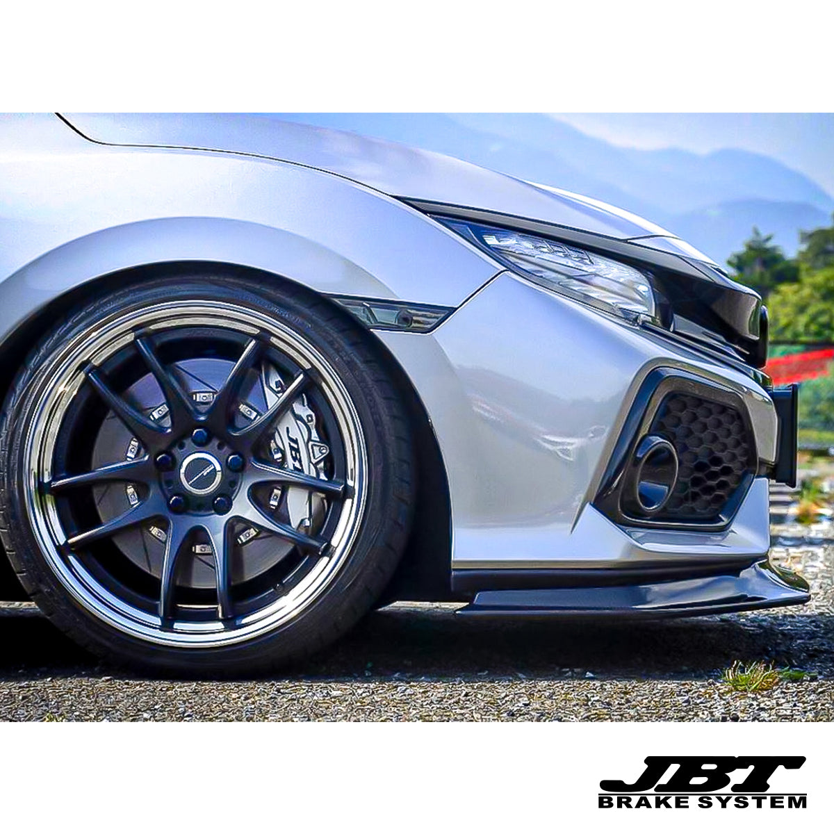 JBT BRAKE SYSTEM コンプリートブレーキキット:フロント用:キャリパーセット:HONDA CIVIC(FK7)