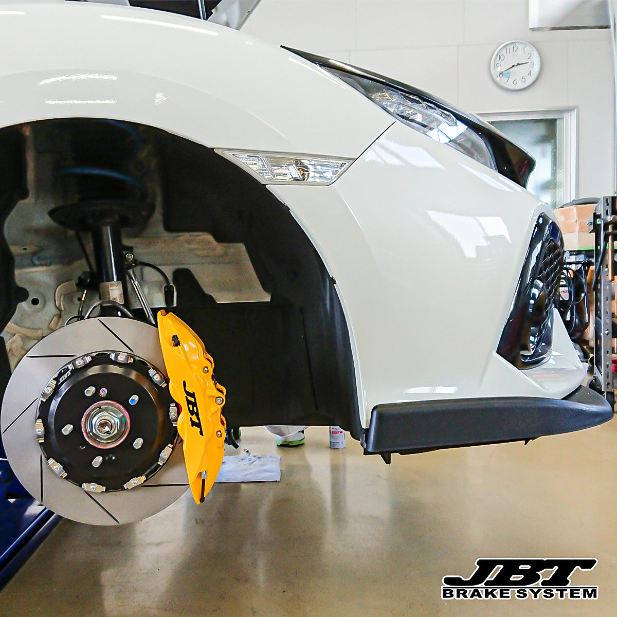 JBT BRAKE SYSTEM コンプリートブレーキキット:フロント用:キャリパーセット:HONDA CIVIC(FK7)