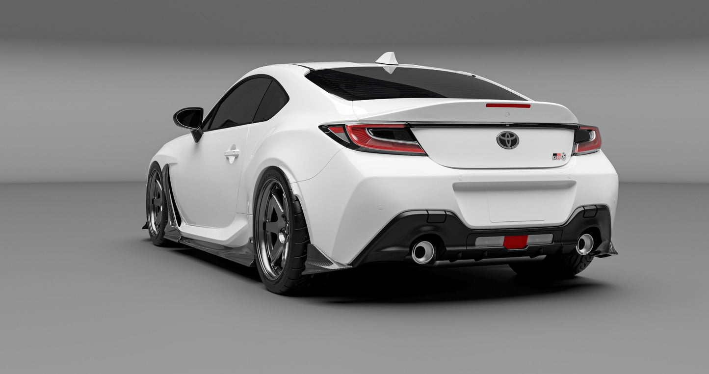 SAYBER DESIGN GR86 / BRZ REAR SPAT CARBON:カーボンリアスパッツ