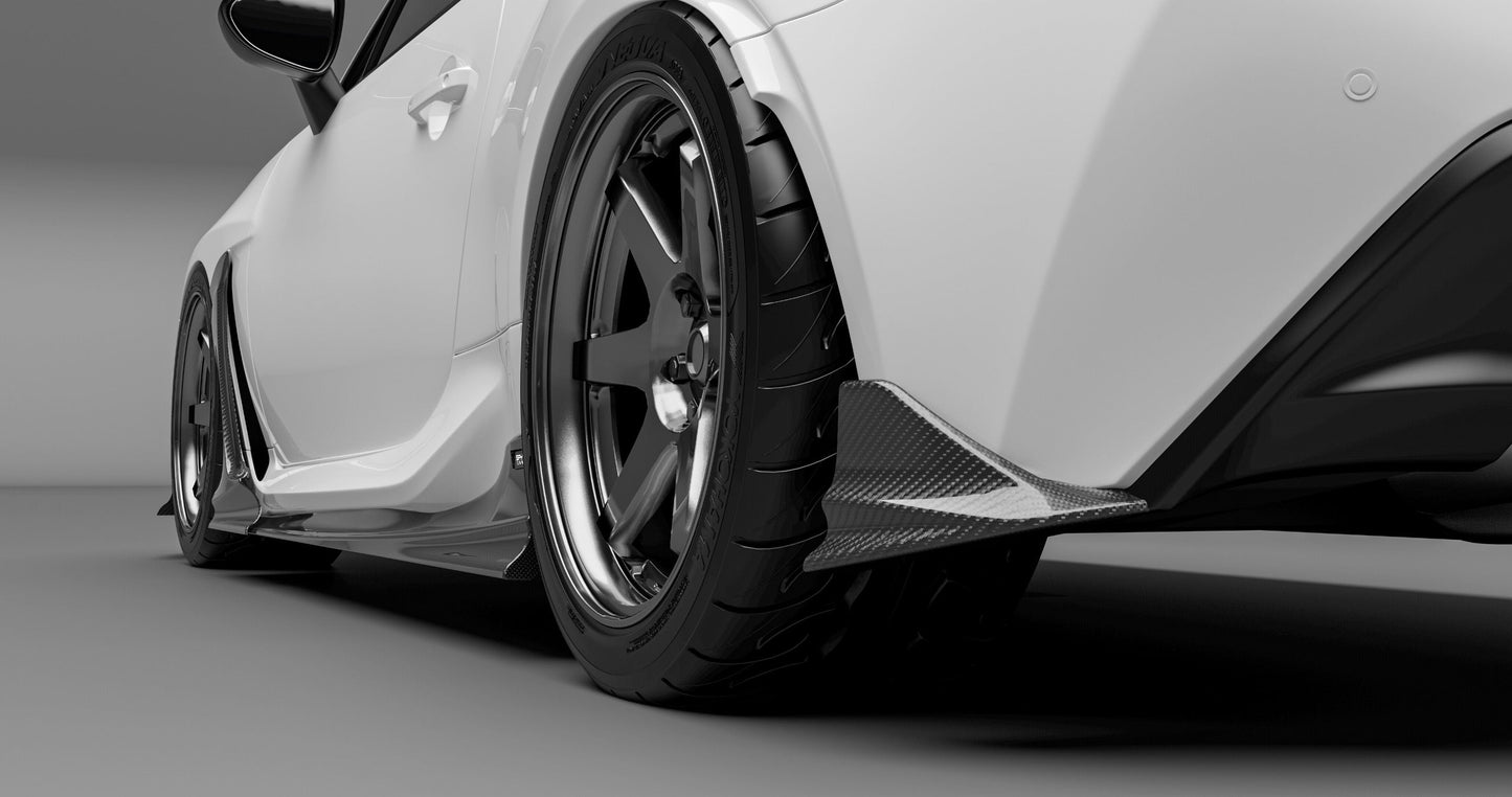 SAYBER DESIGN GR86 / BRZ REAR SPAT CARBON:カーボンリアスパッツ