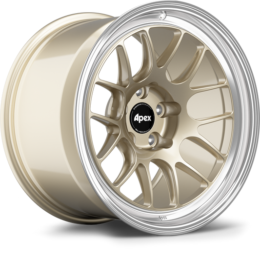 APEX ML-7RT 18x11" ET60 5x130mm | Porsche 911/Boxster/Cayman/Cayenne - マシンドリップ モータースポーツゴールド