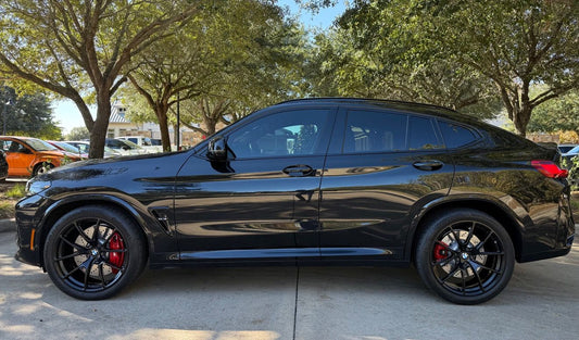 BMW X4M F98 VS-5RX Satin Black F:21x9.5" ET25 / R:21x10.5" ET36 4本セット 2