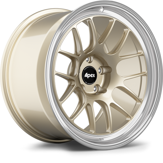 APEX ML-7RT 19x11" ET44 5x120mm | BMW 1/2/3/4/5/Mシリーズ (F8x/F3x) - マシンドリップ モータースポーツゴールド