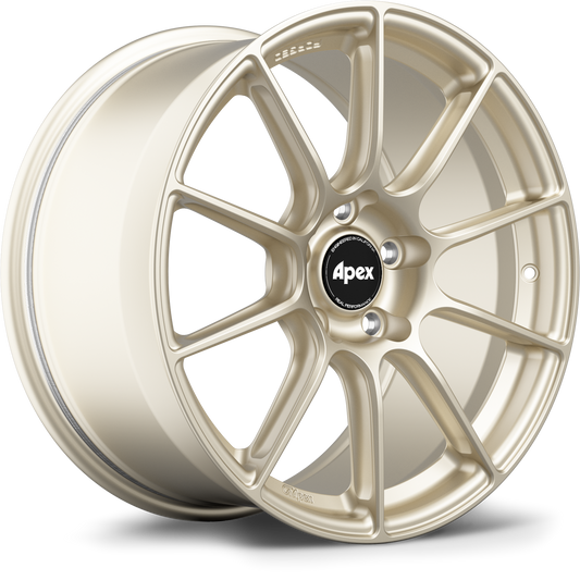 APEX SM-10RS 鍛造ホイール モータースポーツゴールド 単体画像