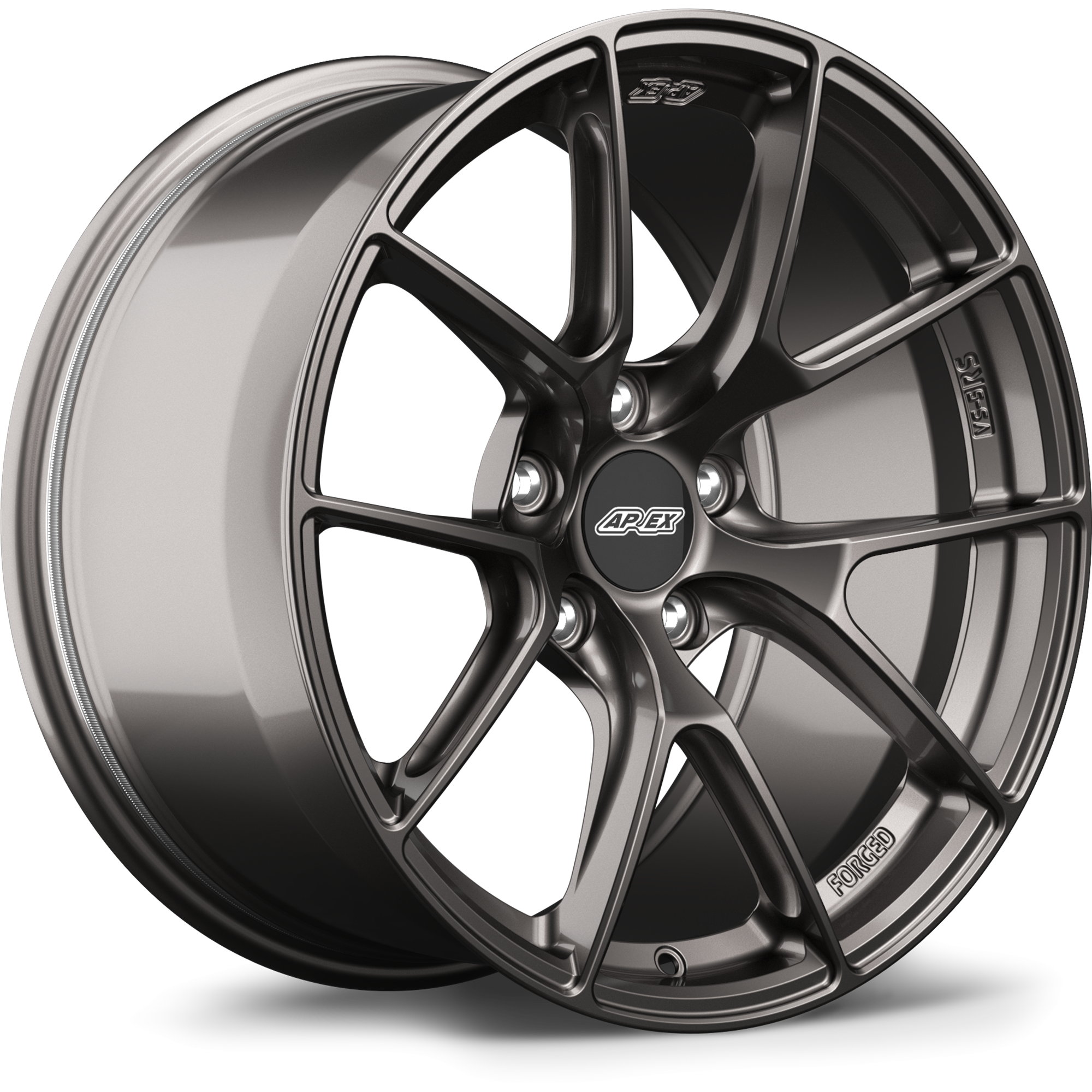 APEX VS-5RS 鍛造ホイール 18x9.5 ET40 5x114.3mm：18インチ9.5J+40