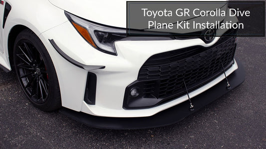 VERUS ENGINEERING(ヴェルスエンジニアリング)A0512A・TOYOTA GRカローラ対応ダイブプレーン(カナード)キット