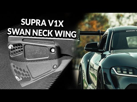 VERUS ENGINEERING(ヴェルスエンジニアリング)A0598A・TOYOTA GR SUPRA(A90/A91)対応V1Xスワンネックリアウイング