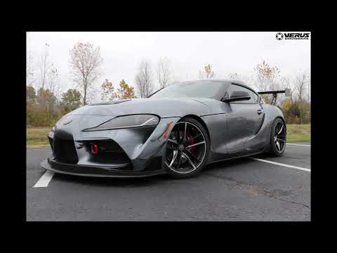 VERUS ENGINEERING(ヴェルスエンジニアリング)A0232A:TOYOTA GR SUPRA:フロントスプリッター&エアダム