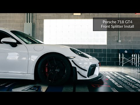 VERUS ENGINEERING(ヴェルスエンジニアリング)A0300A:ポルシェ:PORSCHE Cayman:718 GT4:フロントスプリッター