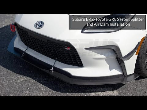 VERUS ENGINEERING(ヴェルスエンジニアリング)A0433A:TOYOTA:GR86(ZN8):1ピースフロントスプリッター