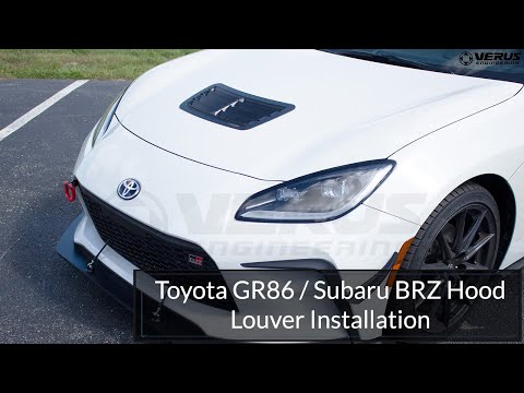 VERUS ENGINEERING(ヴェルスエンジニアリング)A0432A:TOYOTA GR86(ZN8)・SUBARU・BRZ(ZD8)・ボンネットルーバーキット