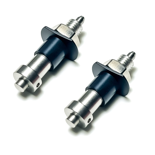 RK-ONLINE:プッシュロッドナンバーステーキット:汎用:ブラックヘッド:30mm幅x150mmモデル:2本セット