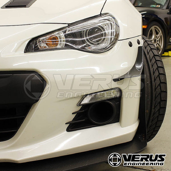 VERUS ENGINEERING(ヴェルスエンジニアリング)A0128A:SUBARU BRZ(ZC6前期専用) ダイブプレーン ドライカーボン製カナードセット
