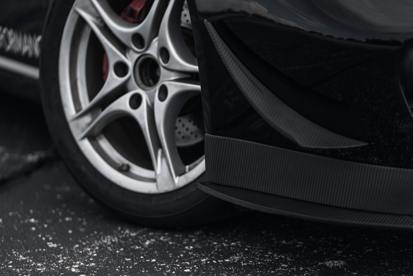 VERUS ENGINEERING(ヴェルスエンジニアリング)A0135A:PORSCHE ケイマン:987:リアディフューザー:フロントスプリッター&エアダム