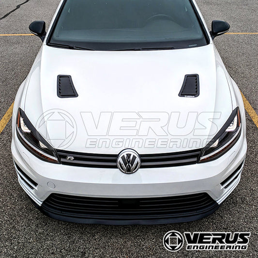 VERUS ENGINEERING(ヴェルスエンジニアリング)A0140A:VW Golf R / GTI (MK7)フードルーバーキット:ブラック:2枚セット