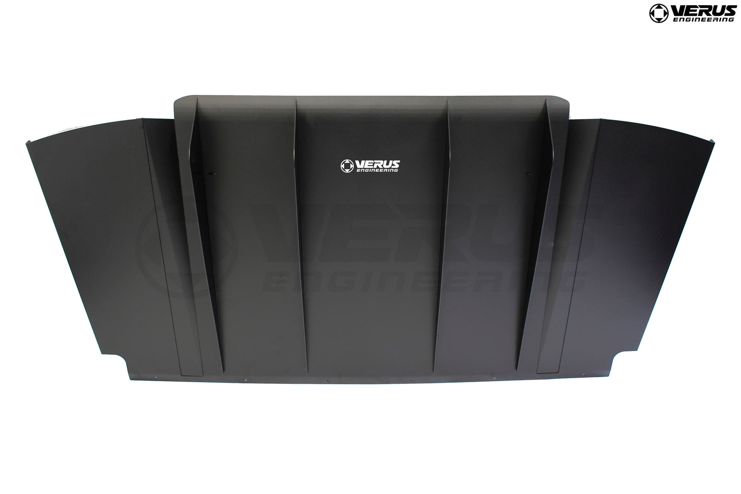 VERUS ENGINEERING(ヴェルスエンジニアリング)A0187A:SUBARU・インプレッサWRX(GVB)対応アルミ製リアディフューザーセット:ノンアグレッシブタイプ