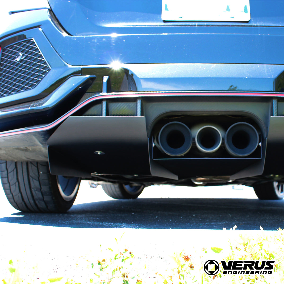 VERUS ENGINEERING(ヴェルスエンジニアリング)A0192A・ホンダ・シビックTYPE-R(FK8)対応アルミ製リアディフューザーセット