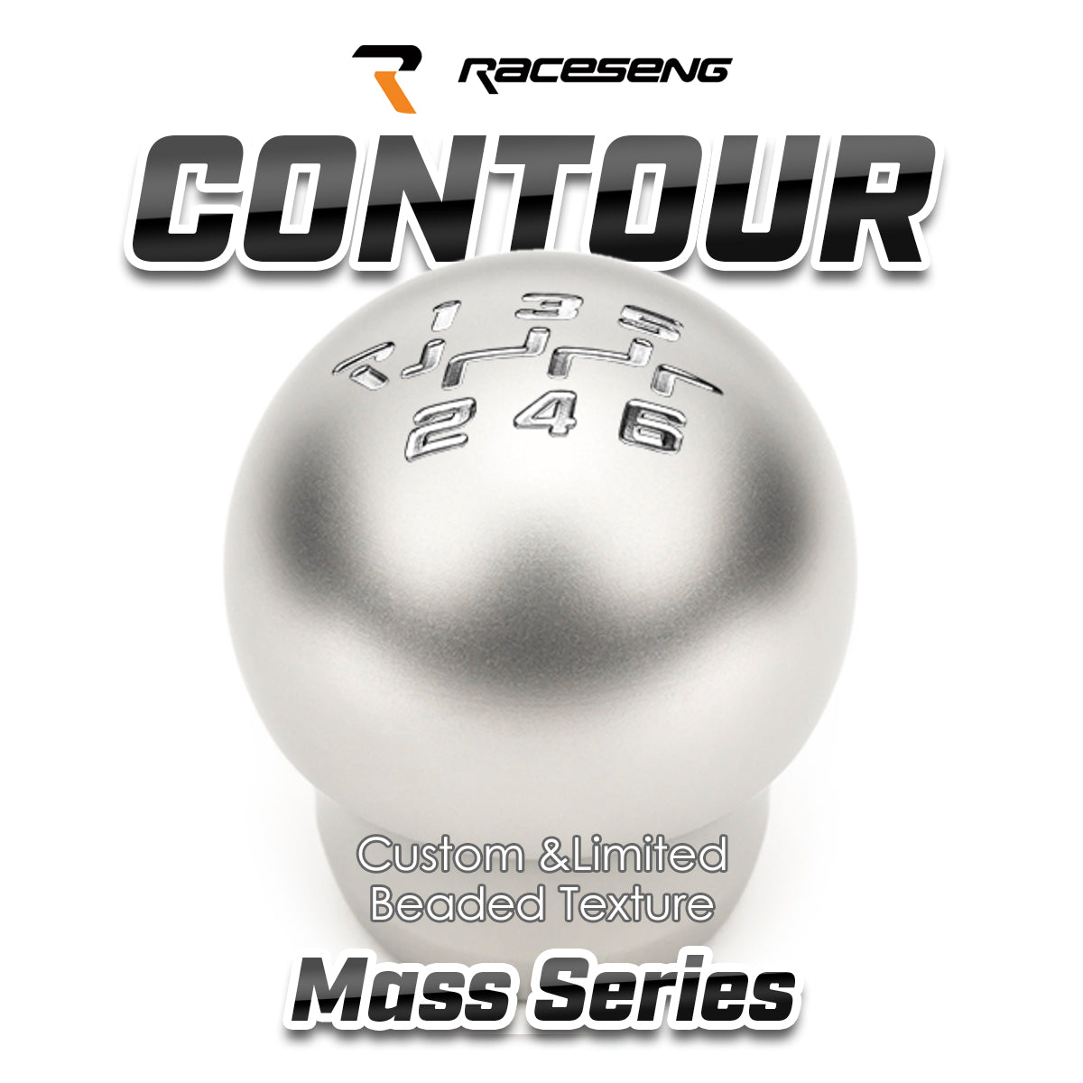RACESENG レースセングシフトノブ MASSシリーズ CONTOUR コンツアー カスタムカラー・限定カラー