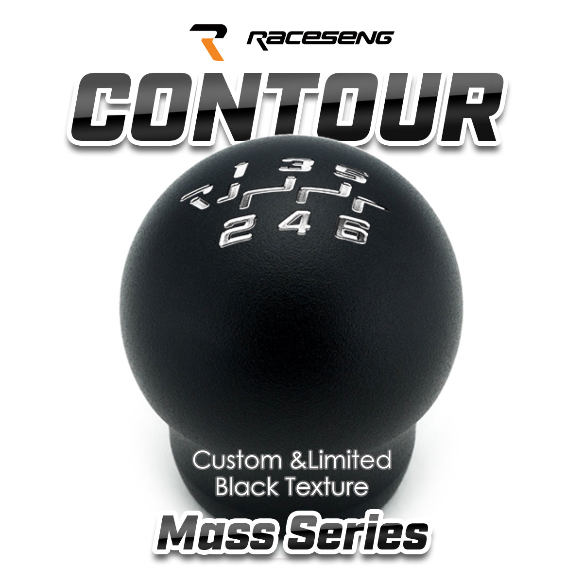 RACESENG レースセングシフトノブ MASSシリーズ CONTOUR コンツアー カスタムカラー・限定カラー