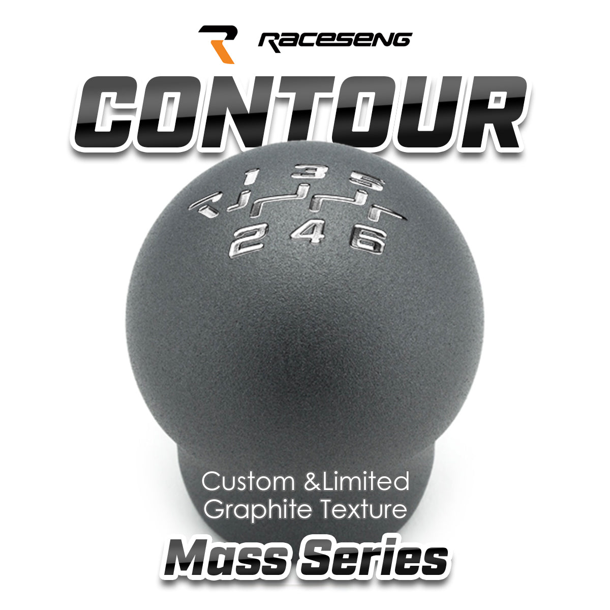 RACESENG レースセングシフトノブ MASSシリーズ CONTOUR コンツアー カスタムカラー・限定カラー