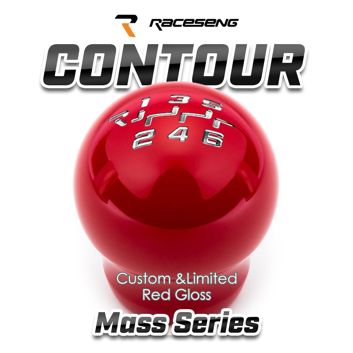 RACESENG レースセングシフトノブ MASSシリーズ CONTOUR コンツアー カスタムカラー・限定カラー
