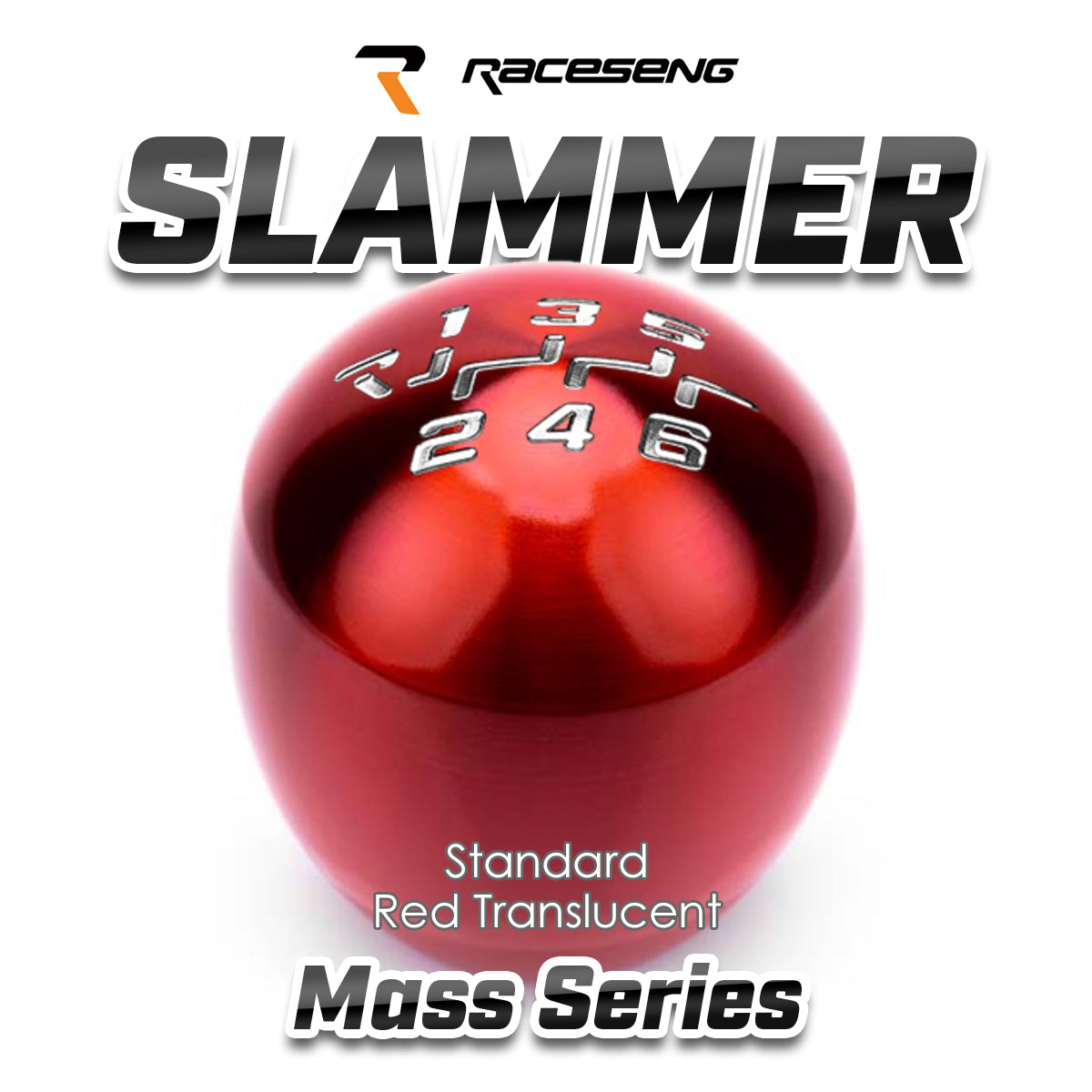 RACESENG レースセングシフトノブ MASSシリーズ SLAMMER スラマー:スタンダードカラー
